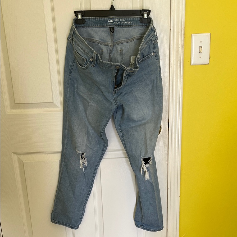 GAP Light Blue Ripped Jeans